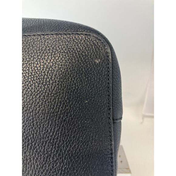 MICHAEL KORS, LARGE BLACK PEBBLED LEATHER SHOULDER BAG TOTE - Picture 9 of 14